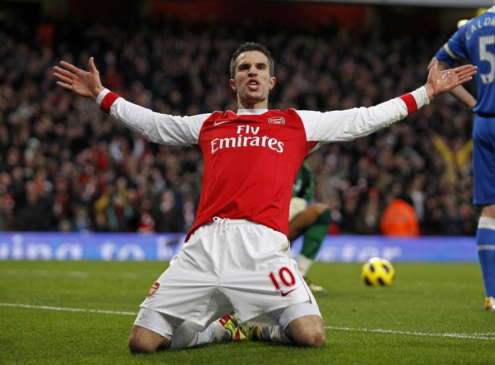Mantan pemain Arsenal Robin Van Persie. footballstopten.com