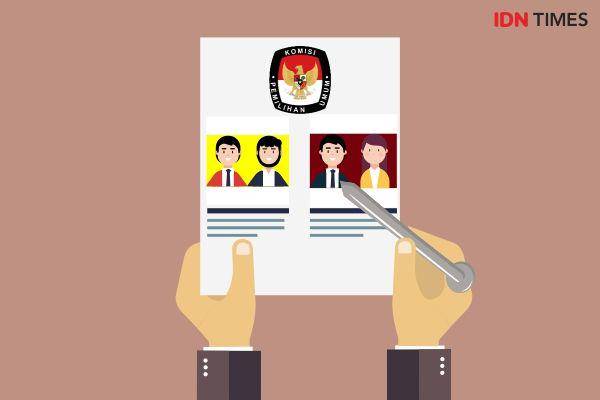 Ilustrasi surat suara pilkada