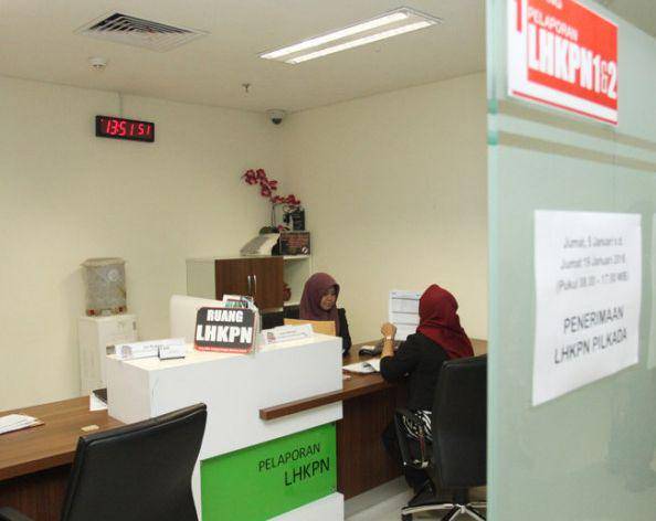 (Ruang Pelaporan LHKPN di KPK)