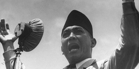 pidato Ir. Soekarno pada detik-detik pembacaan teks Proklamasi