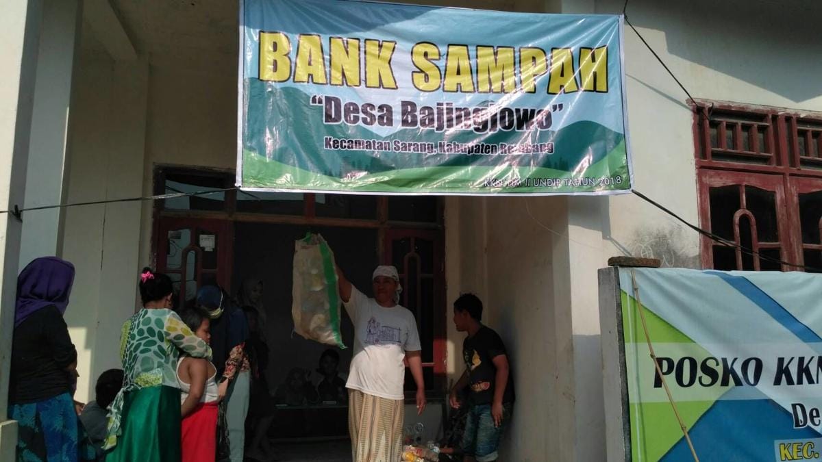 Dokumentasi kegiatan program Bank Sampah