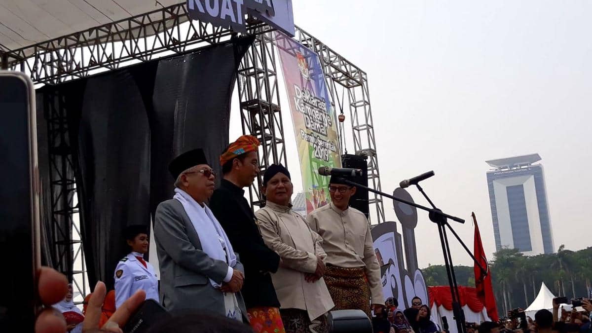 Prabowo Jokowi Sandiaga