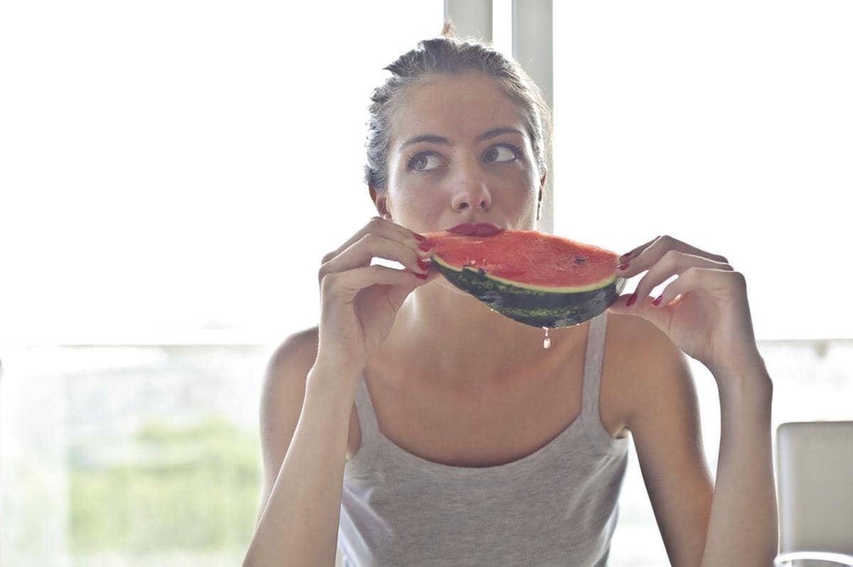 Eat watermelon