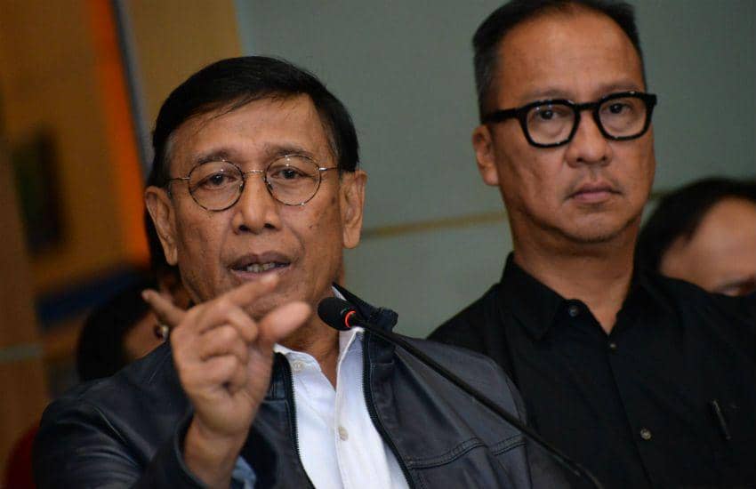 Wiranto jumpa pers soal Gempa di Palu Donggala