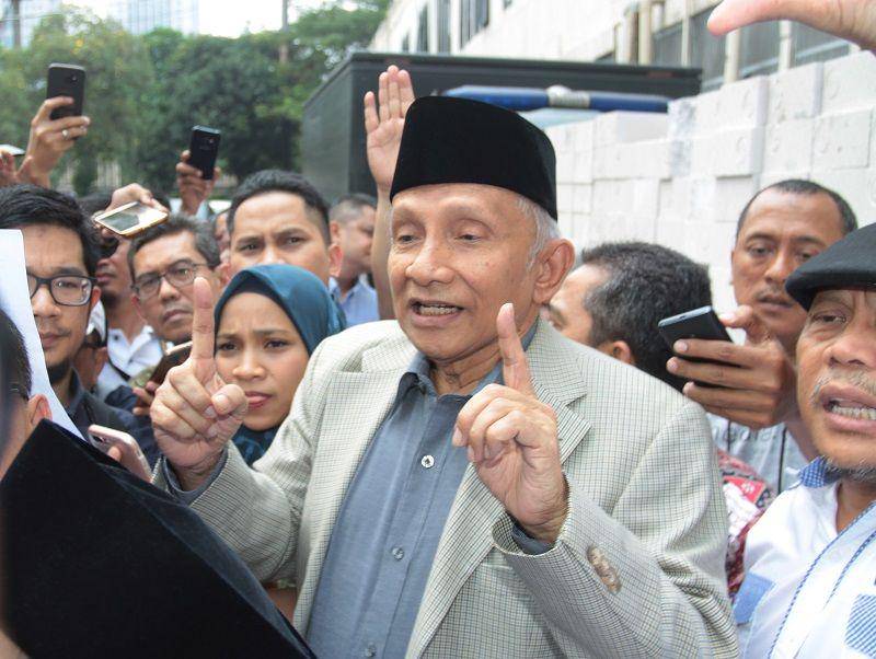 Ketua Dewan Kehormatan Partai Amanat Nasional (PAN) Amien Rais