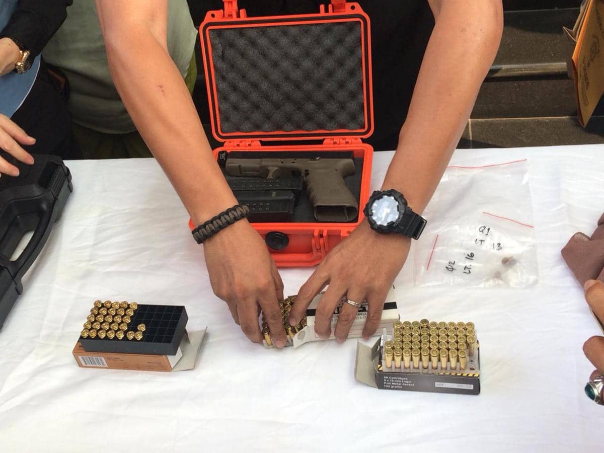 penembakan peluru nyasar di DPR