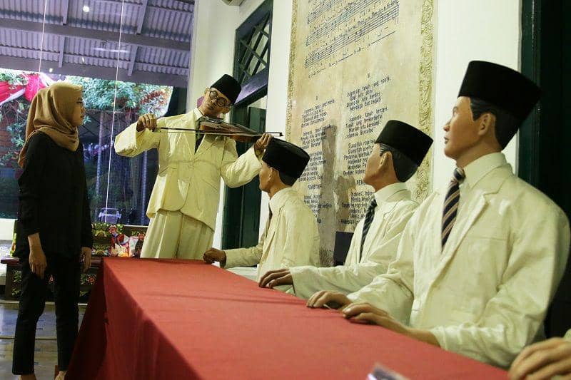 (Museum Sumpah Pemuda) ANTARA FOTO/Rivan Awal Lingga