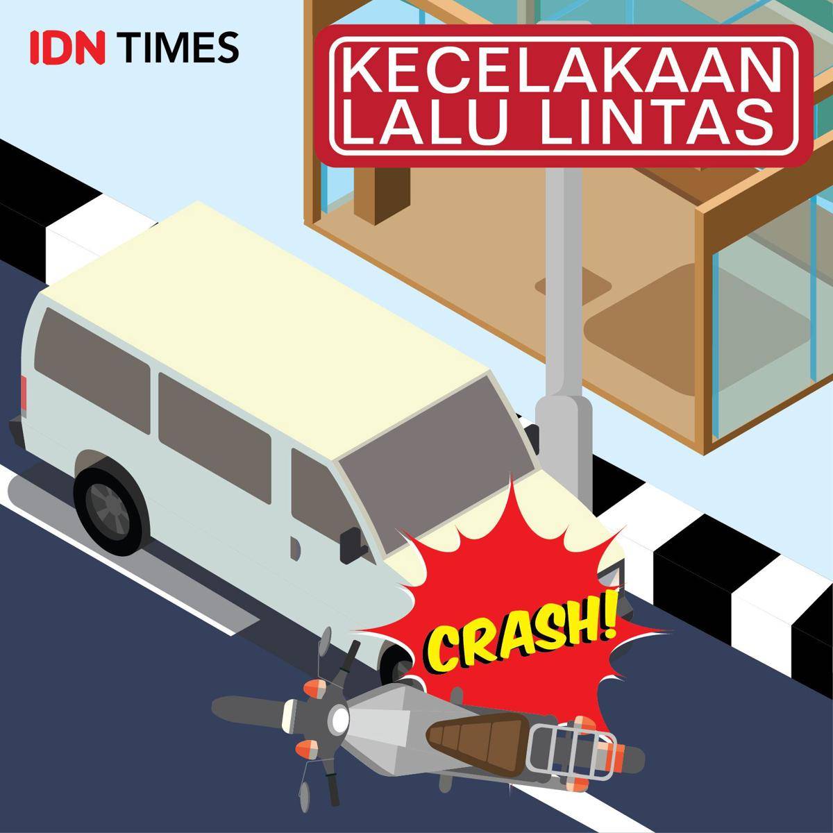 Ilustrasi kecelakaan (IDN Times/Cije Khalifatullah)