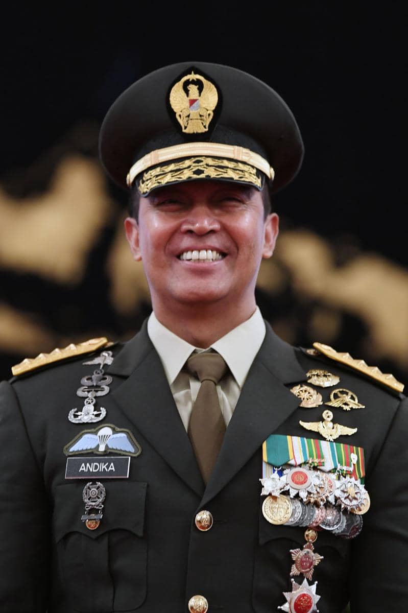 (KSAD Jenderal TNI Andika Perkasa) ANTARA FOTO/Wahyu Putro