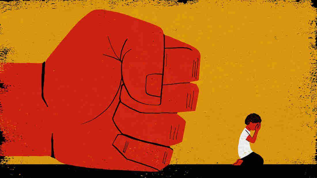 Ilustrasi Kekerasan Anak (npr.org/Hanna Barczyk)