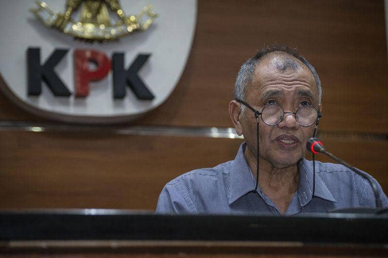 (Ketua KPK Agus Rahardjo) ANTARA FOTO/Aprilio Akbar