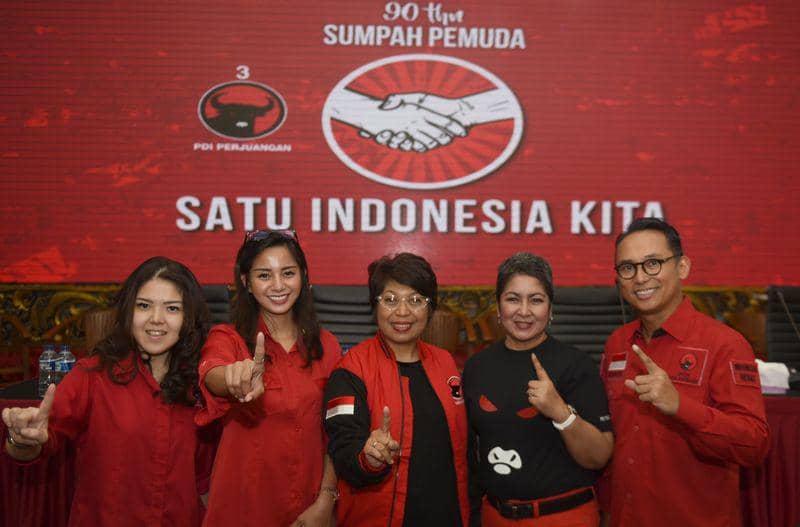 (Mantan presenter Nico Siahaan) ANTARA FOTO/Akbar Nugroho Gumay