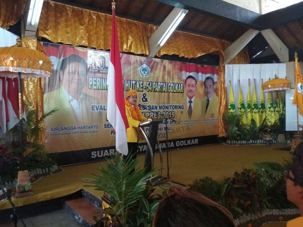 Ketua Korbid Kepartaian DPP Golkar, Ibnu Munzir. (IDN Times/I Gusti Ngurah Made Wirawan)