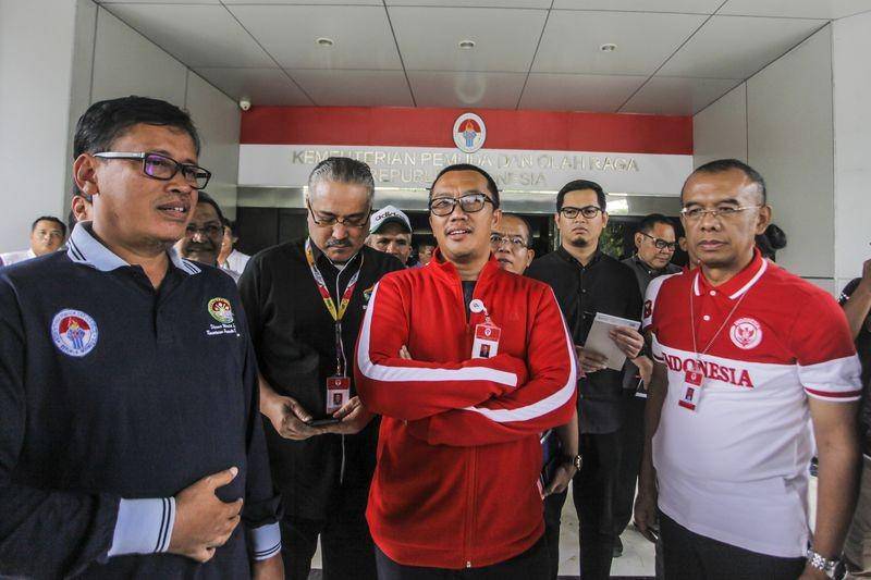 (Menteri Pemuda dan Olahraga Imam Nahrawi) ANTARA FOTO/Muhammad Adimaja