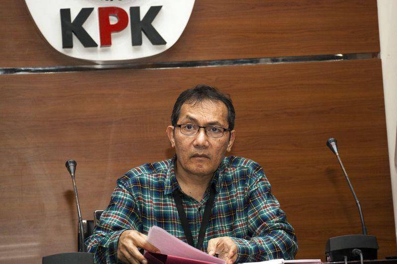 Wakil Ketua KPK Saut Situmorang. (ANTARA FOTO/Galih Pradipta)