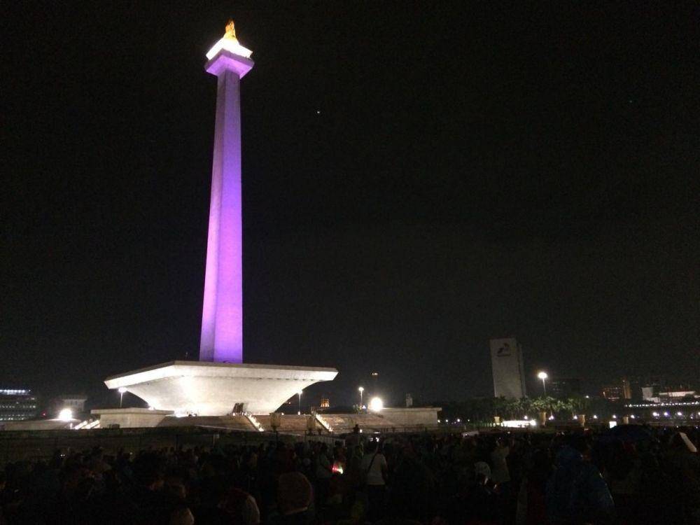 (Malam tahun baru di Monas) IDN Times/Irfan Fathurohman