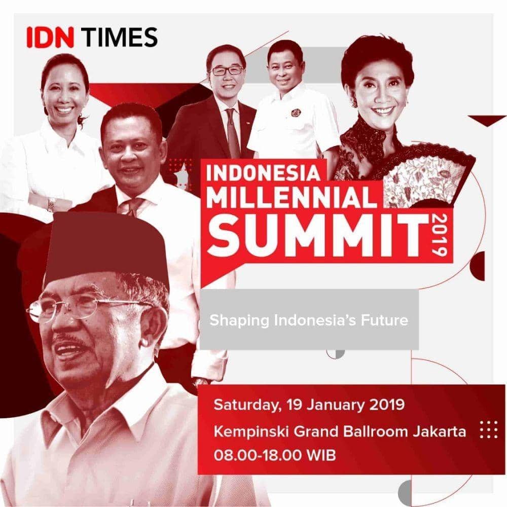 (Poster Indonesia Millennials Summit) Istimewa