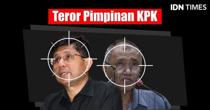 (Ilustrasi teror pimpinan KPK) IDN Times/Sukma Shakti