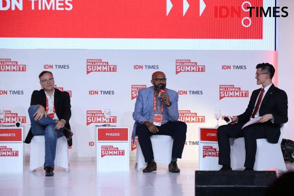 Umesh Phadke dalam Indonesia Millennial Summit. 19 Januari 2018. dok. IDN Times