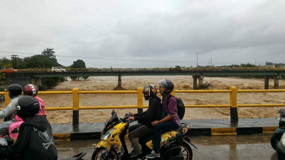 Kondisi Sungai Jeneberang di Kabupaten Gowa pada awal 2019 lalu. IDN Times / Aan Pranata