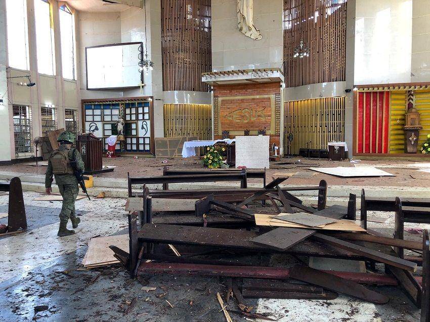ANTARA FOTO/Armed Forces of the Philippines -Western Mindanao Command/Handout via REUTERS
