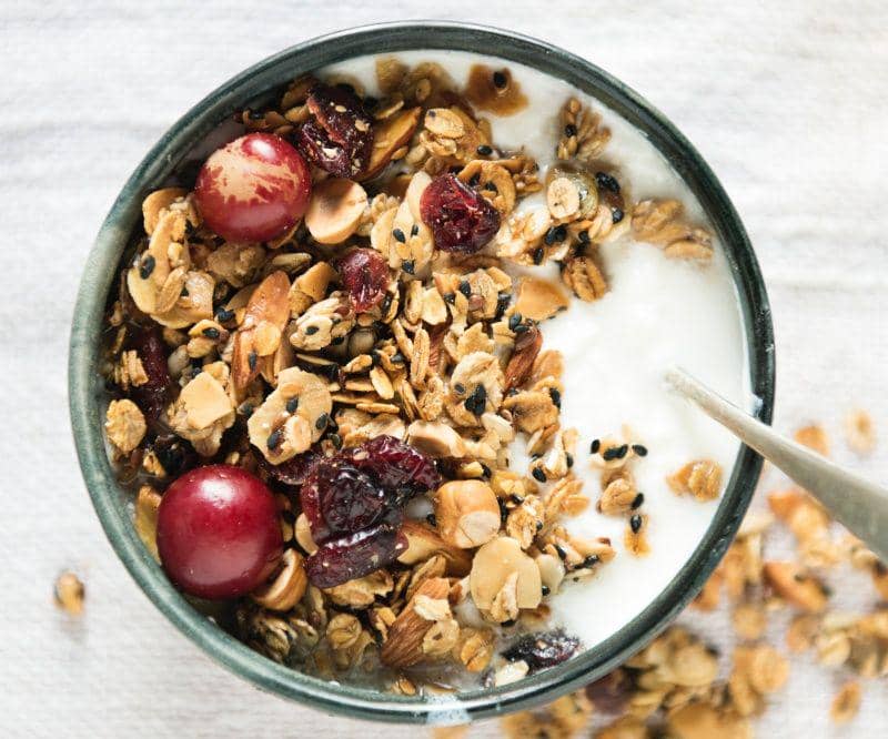 Roti, sereal, dan makanan yang mengandung karbohidrat