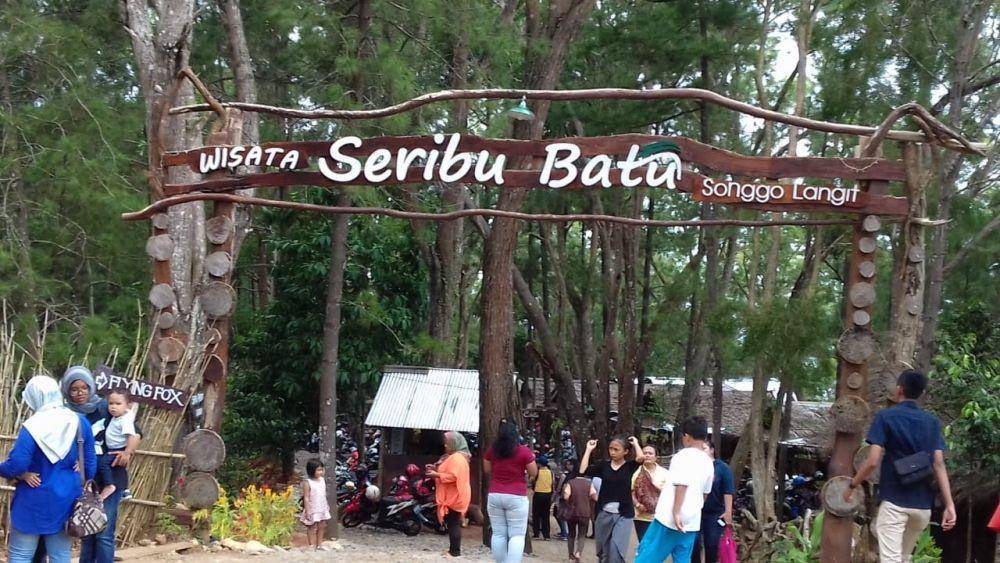 Objek wisata Seribu Batu di Mangunan Dlingo. IDN Times/Daruwaskita