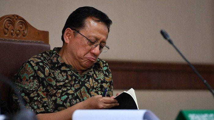(Terpidana kasus suap Irman Gusman) ANTARA FOTO/Sigid Kurniawan