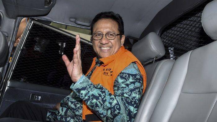 (Terpidana suap mantan Ketua DPD, Irman Gusman) ANTARA FOTO/Hafidz Mubarak A.