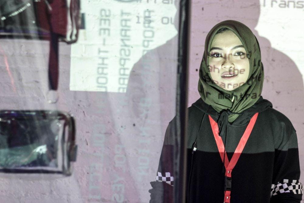 Susmitha, desainer tas NIION merek lokal asal Bandung.