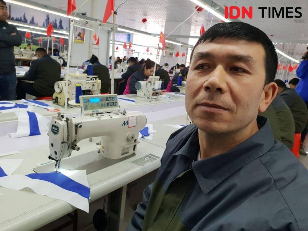 (Waresi Abulisi, warga Muslim Uighur peserta Sekolah Vokasi) IDN Times/Uni Lubis