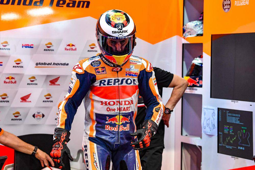 Jorge Lorenzo bersama Repsol Honda di sesi latihan MotoGP Qatar 2019. MotoGP.com