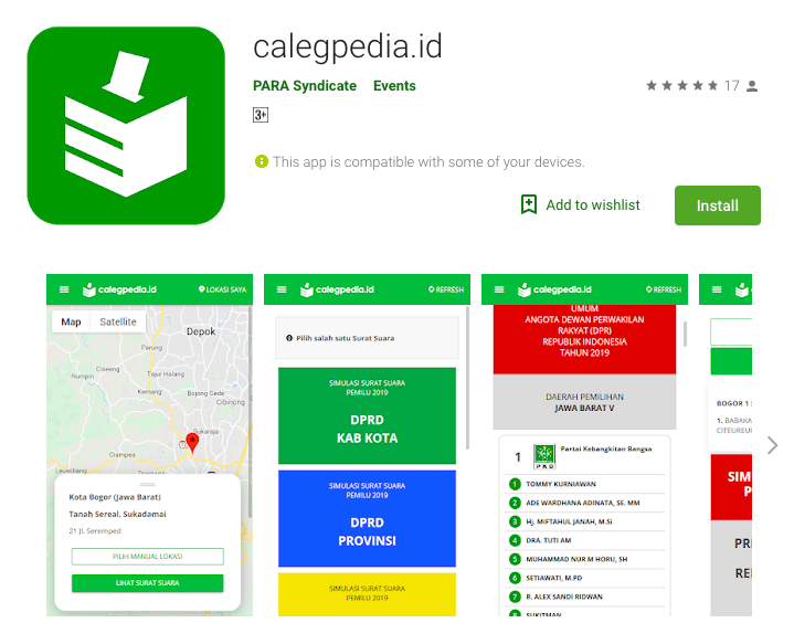 Google Play Store/calegpedia.id