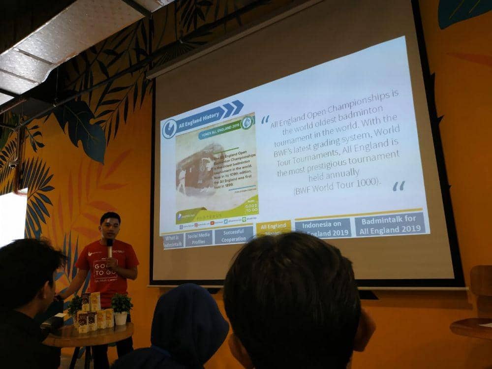 Public Relations Badmintalk Virgiawan Alfianto (IDN Times/Axel Jo Harianja)