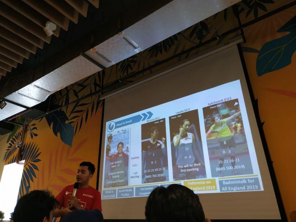 Public Relations Badmintalk Virgiawan Alfianto (IDN Times/Axel Jo Harianja)