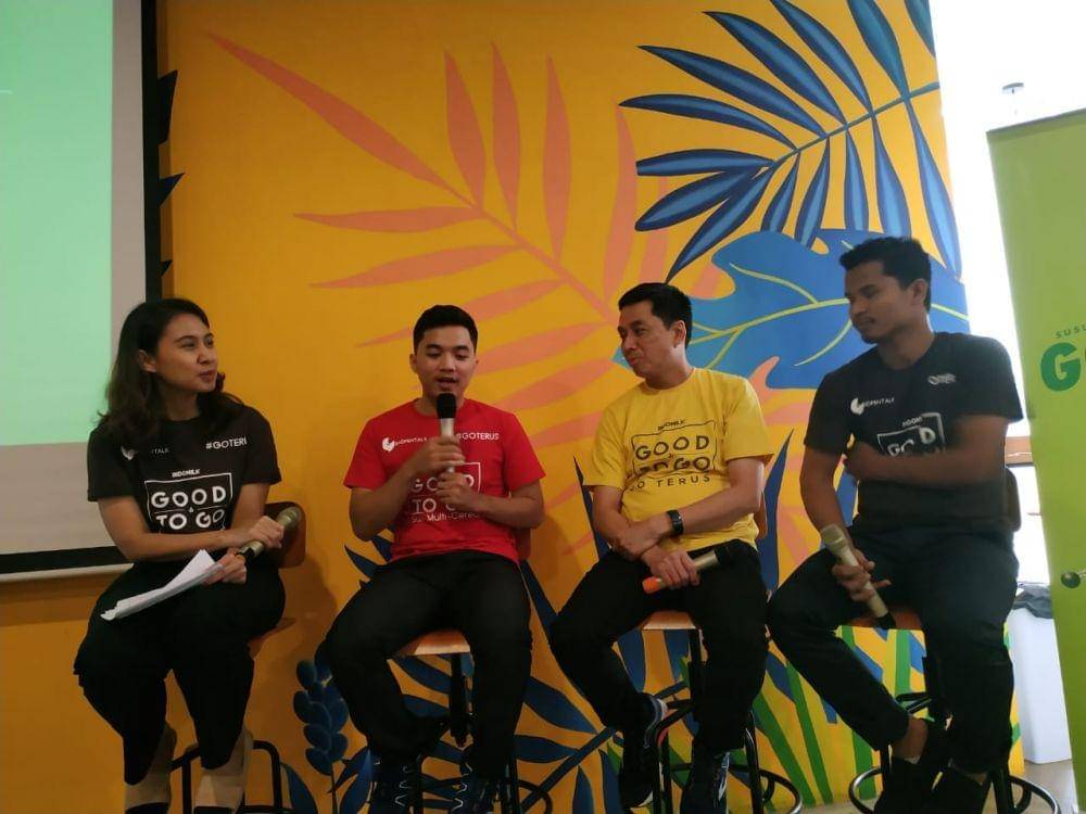 Public Relations Badmintalk Virgiawan Alfianto (Kedua dari kiri) IDN Times/Axel Jo Harianja