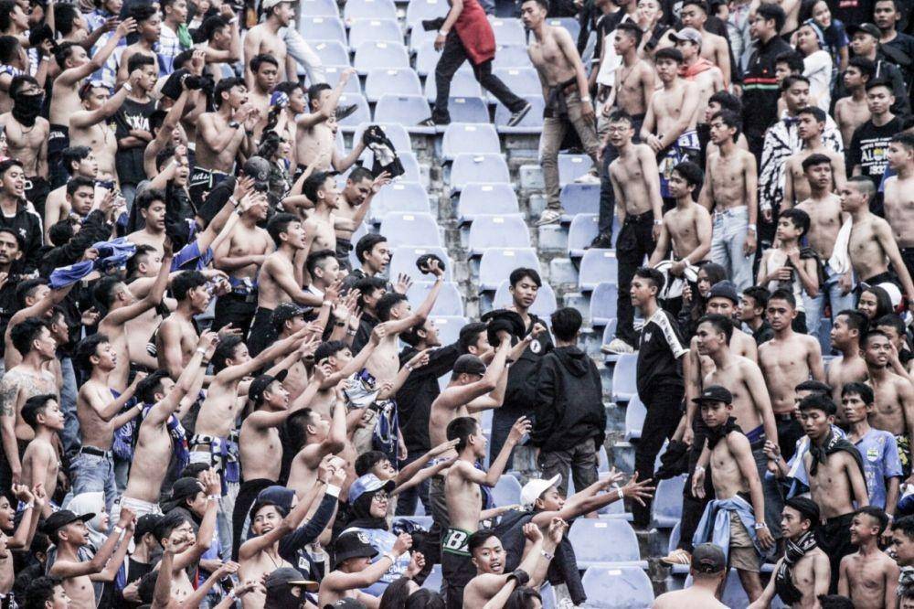 Aksi Bobotoh di Piala Presiden 2019