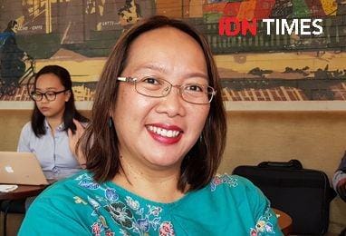 (Devianti Faridz, pengisi suara kereta MRT) IDN Times/Santi Dewi