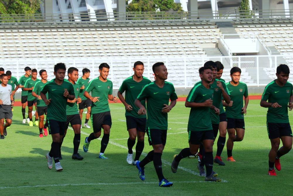 Timnas U-22 saat melakukan persiapan SEA Games beberapa waktu lalu di Jakarta. IDN Times/Ilyas Listianto Mujib
