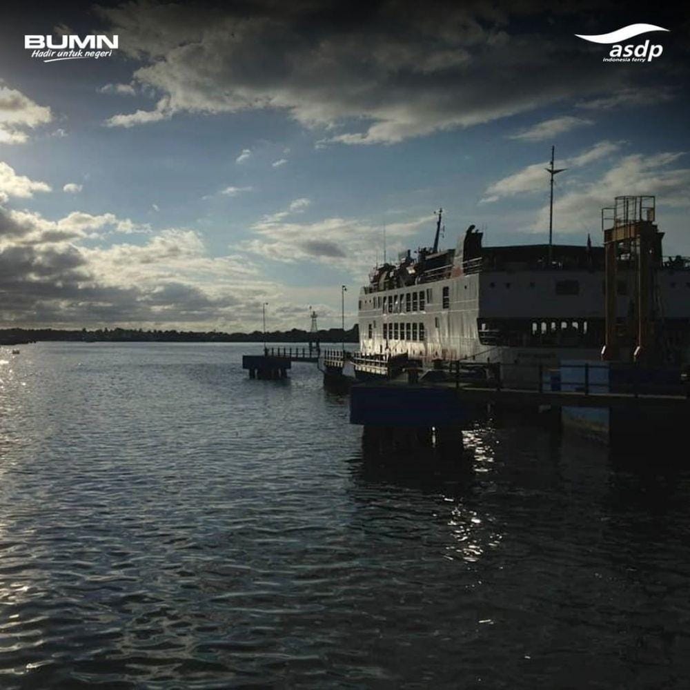 Foto hanya ilustrasi pelabuhan. (Instagram.com/asdp191)