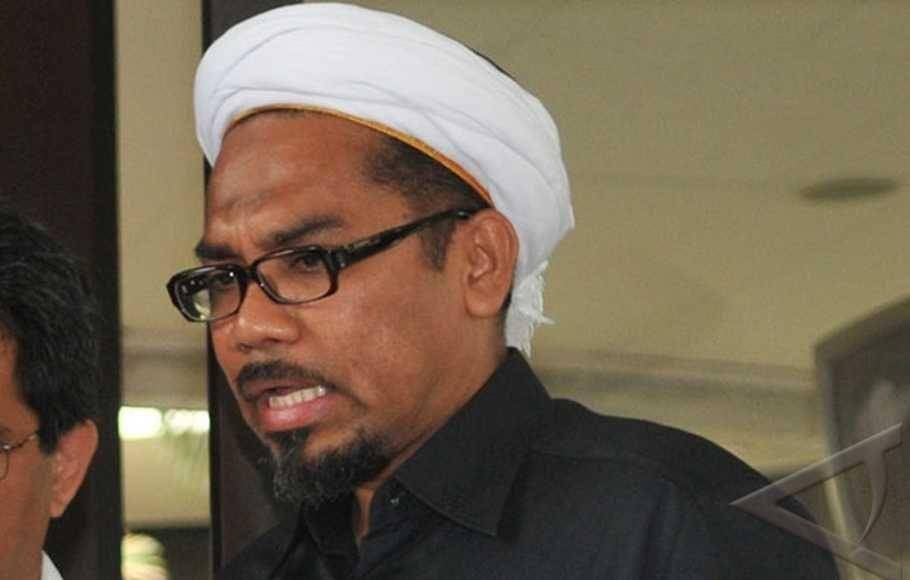 (Tenaga Ahli Kedeputian IV Ali Mochtar Ngabalin) ANTARA FOTO/Rosa Panggabean