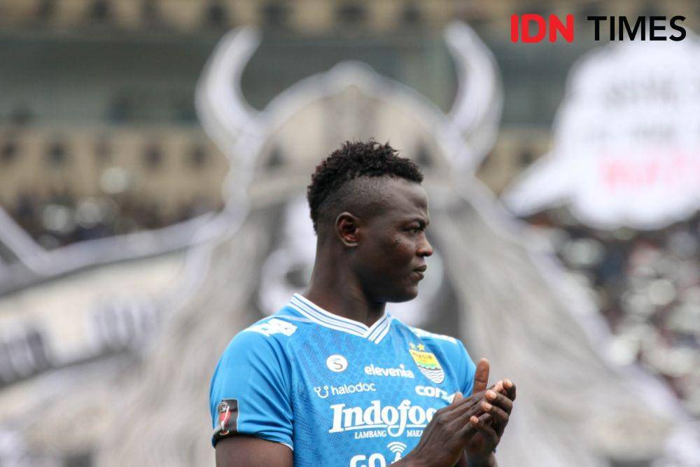 Penyerang asing Persib asal Chad, Ezechiel N’Douassel. IDN Times/Galih Persiana
