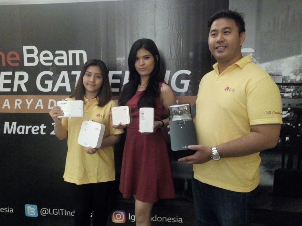 Peluncuran LG Proyektor Portable