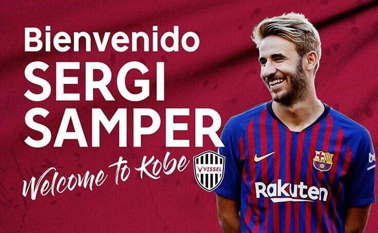 Resmi! Vissel Kobe Boyong Sergi Samper dari Barcelona