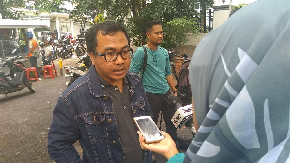 Perwakilan Aliansi Dosen UNJ Rakhmat Hidayat (IDN Times/Axel Jo Harianja)