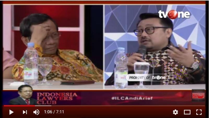 YouTube/Indonesia Lawyers CLub