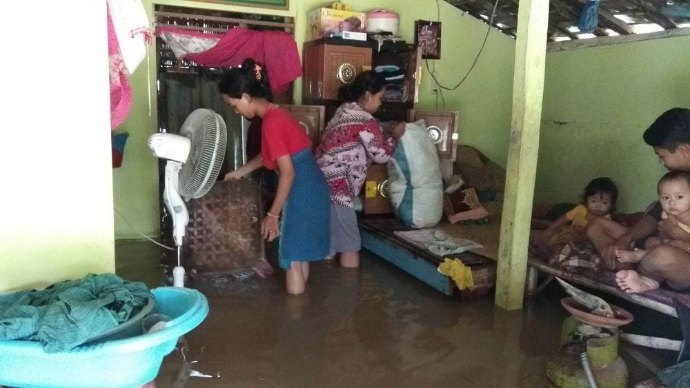 Banjir di Lamongan. IDN Times/Imron