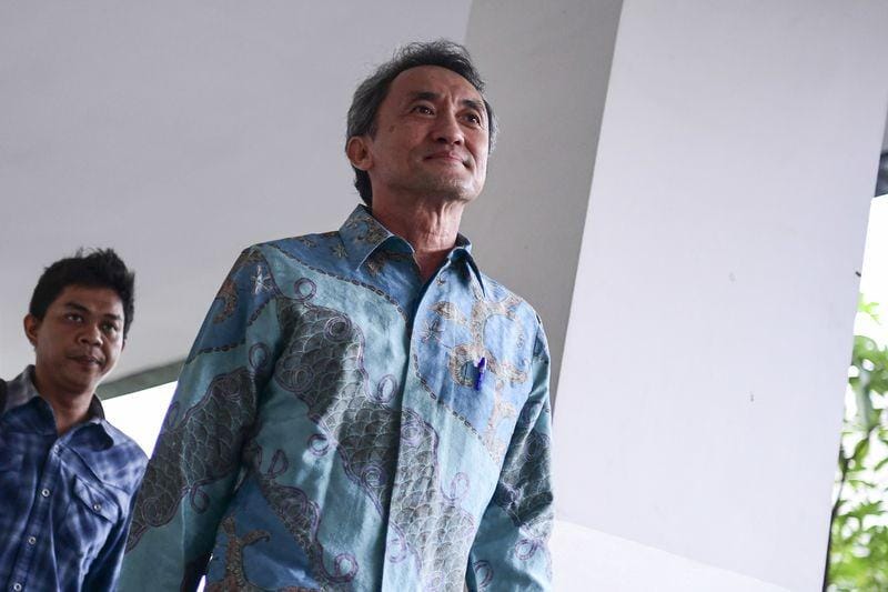 (Terdakwa Eddy Sindoro) ANTARA FOTO/Hafidz Mubarak A.