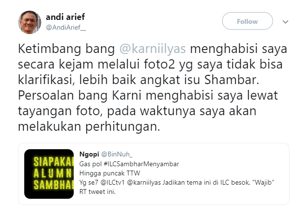 Twitter/@AndiArief__ ‏