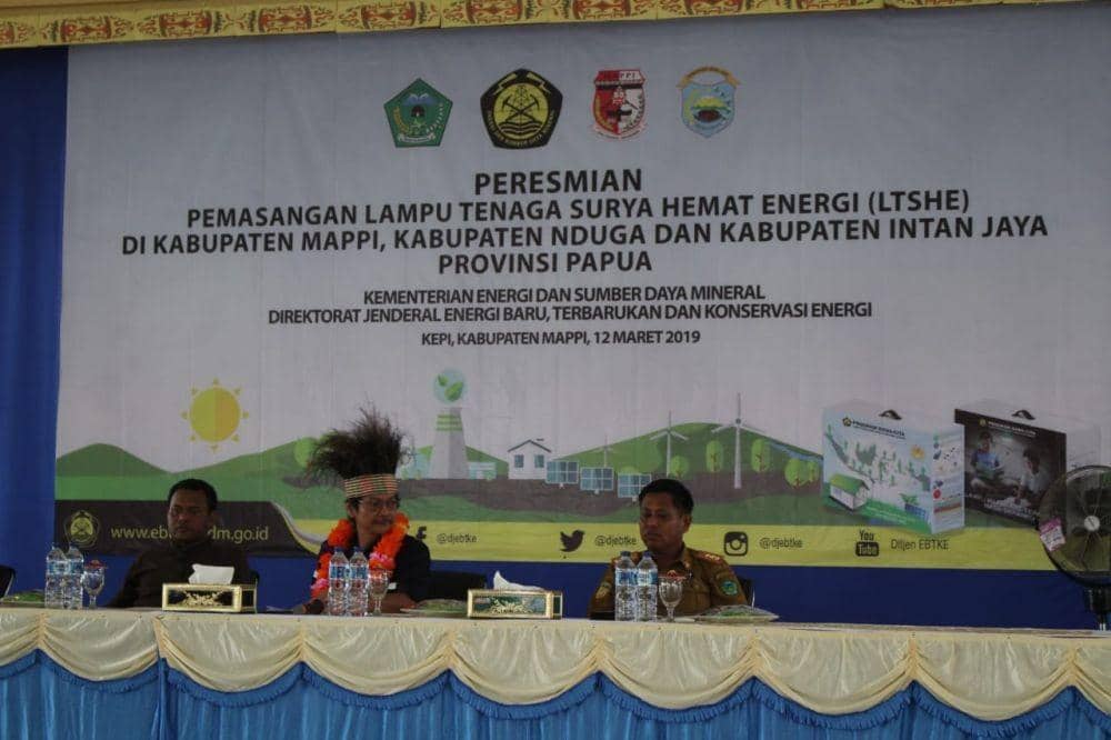 Peresmian Pemasangan LTSHE di Papua (IDN Times/Axel Jo Harianja)